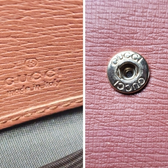 💋 Gucci GG Interlocking Logo Long Leather Wallet - Picture 10 of 12